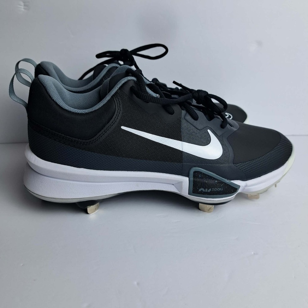Nike Force Zoom Trout 9 Baseball Cleats Black White FB2907-001 Men's Size 9
